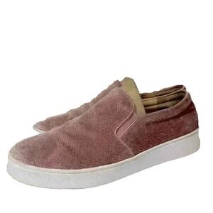 Vionic Women 7.5 Slip On Sneakers Comfort Orthotic Ergonomic Midi Holiday Velvet